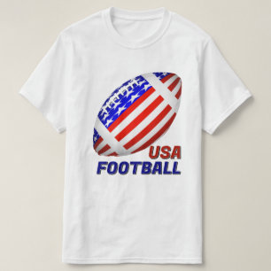 USA Patriotic Football T-Shirt