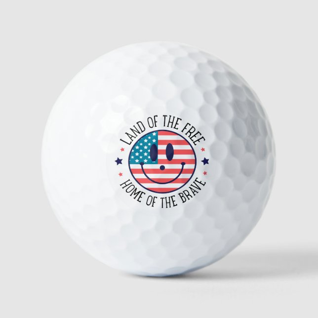 USA Patriotic  Golf Balls (Front)
