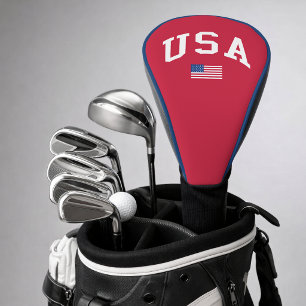 USA Patriotic Independence Day American Flag Golf Head Cover