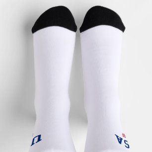 USA Patriotic Independence Day American Flag Socks