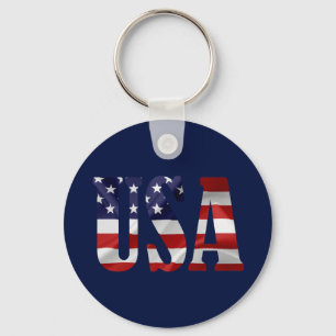 USA Patriotic Key Ring