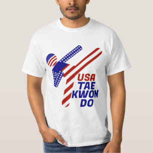 USA Patriotic Martial Arts TAEKWONDO T-Shirt