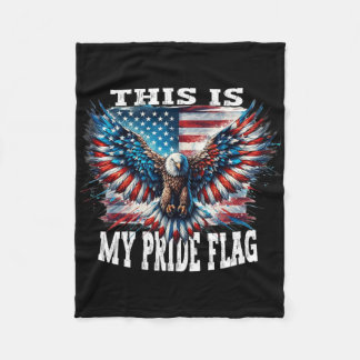 Usa Patriotic Mens American Flag Usa Eagle Flag 4t Fleece Blanket