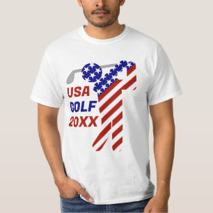USA Patriotic MEN'S GOLF T-Shirt