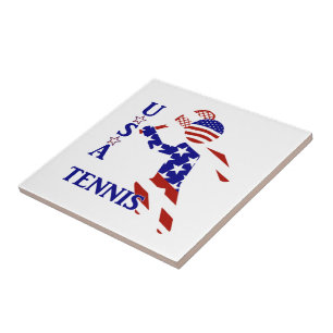 USA Patriotic MEN'S TENNIS Tile