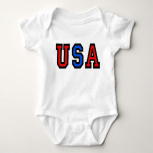USA Patriotic Onsie Baby Bodysuit