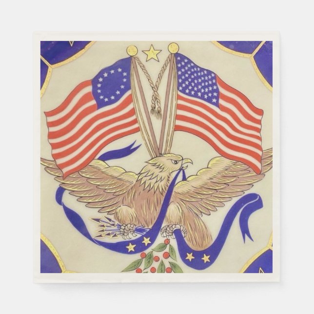 USA Patriotic Party  Napkin (Front)