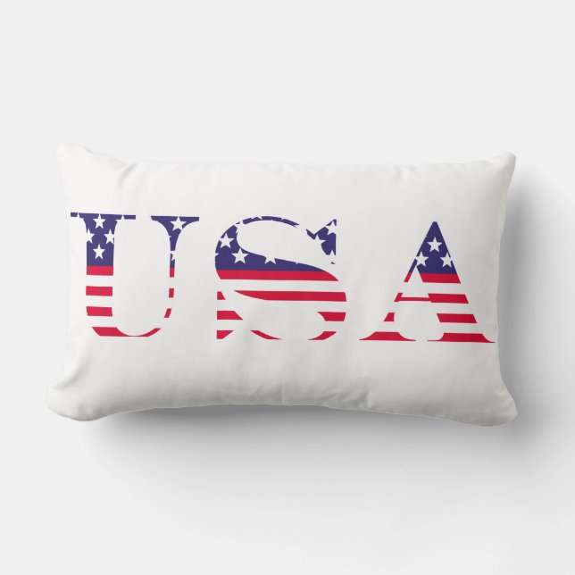 USA Patriotic Pillow (Front)