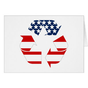 USA Patriotic Recycling Symbol