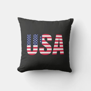 USA Patriotic Shirt   Funny 4Th Of July, July 4th Cushion