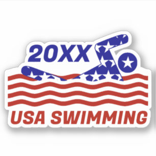 USA Patriotic Swimming Sports