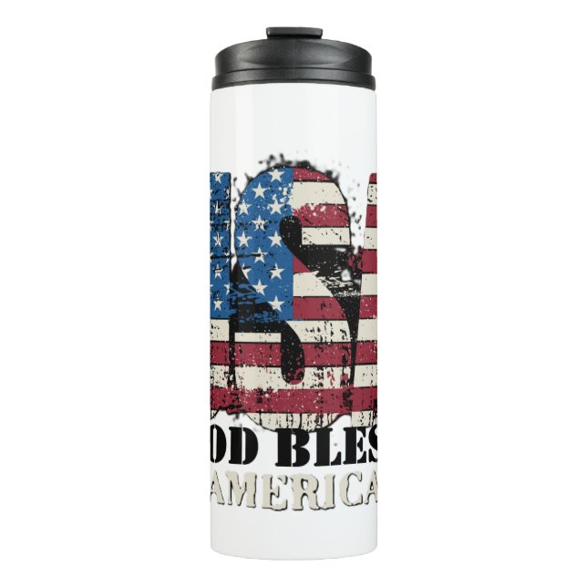 USA Patriotic Thermal Tumbler (Front)