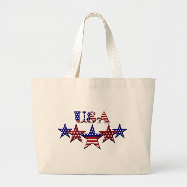 USA Patriotic tote bag (Front)