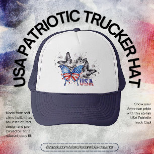 USA Patriotic Trucker Hat
