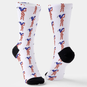USA Patriotic WOMEN'S GOLF Socks