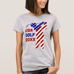 USA Patriotic WOMEN'S GOLF T-Shirt