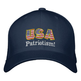 USA Patriotism Logo NB1 Embroidered Hat