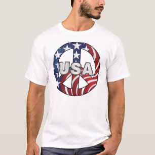 USA Peace Sign T-Shirt