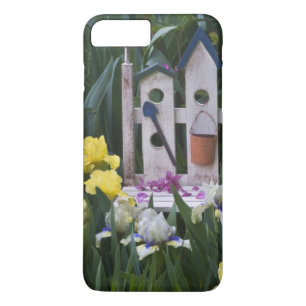 USA, Pennsylvania. Garden irises grow around iPhone 8 Plus/7 Plus Case