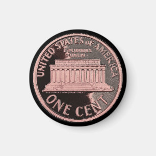 USA Penny magnet by Splashartworks2x