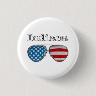 USA PILOT GLASSES INDIANA 3 CM ROUND BADGE