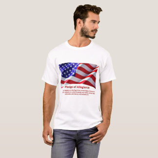 USA Pledge of Allegiance Man's Tshirt