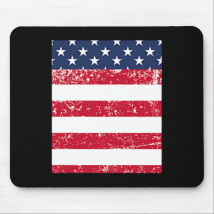 Usa Pocket With American Flag For 4th Of July Mouse Mat