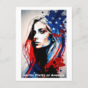 USA Postcard - World of Women Postcard Collection