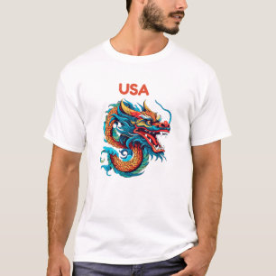 USA Power Dragon – Power Version T-Shirt