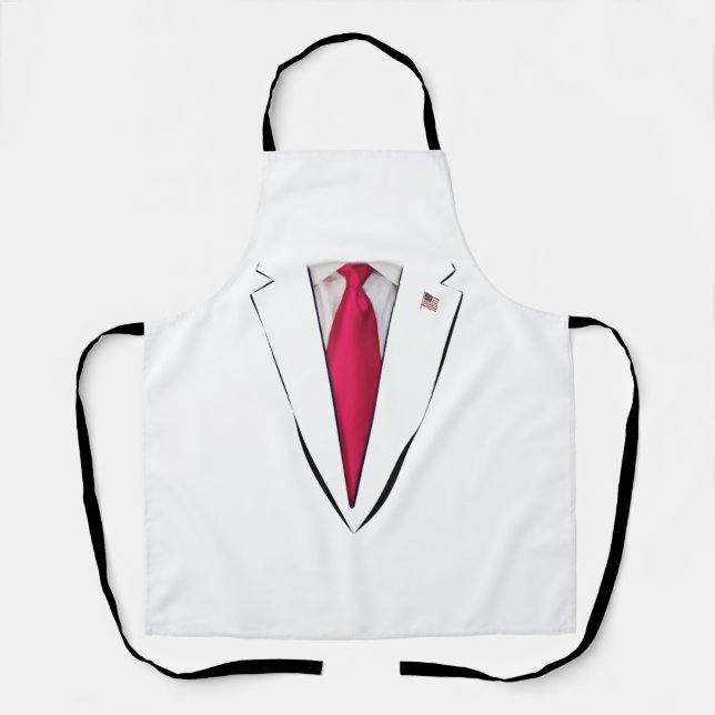 USA President Trump Suit  Apron (Front)