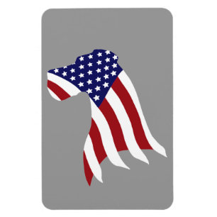 USA Pride Great Dane Magnet