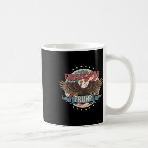 Usa Pride Patriot Farmers For Trump Coffee Mug