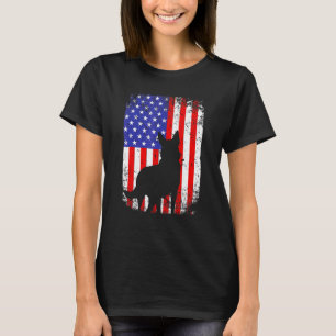 Usa Pride Patriotic Dog German Shepherd T-Shirt
