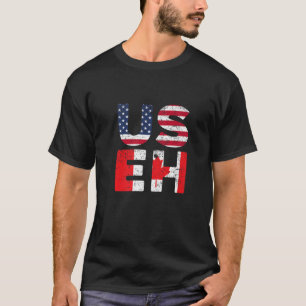 USA Pride US Flag Day USEH Canadian Canada Premium T-Shirt