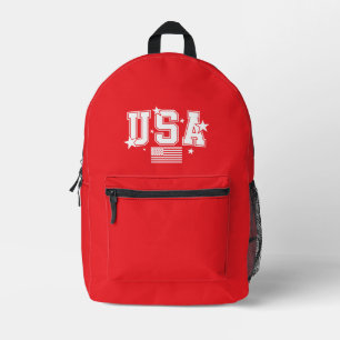 USA PRINTED BACKPACK
