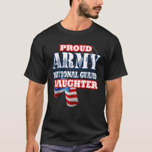 USA Proud Army National Guard Daughter Shirt Women