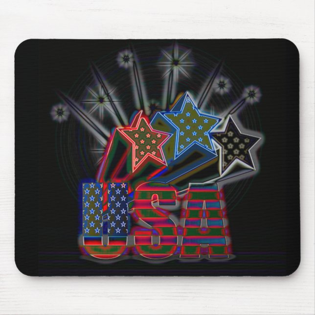 USA Proud    Mouse Mat (Front)