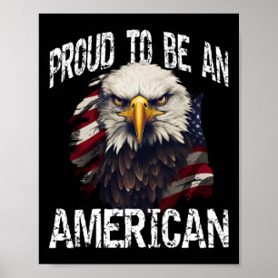 Usa Proud To Be An American Poster