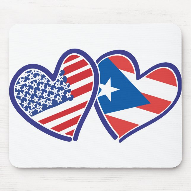 USA-PUERTO-RICO MOUSE MAT (Front)