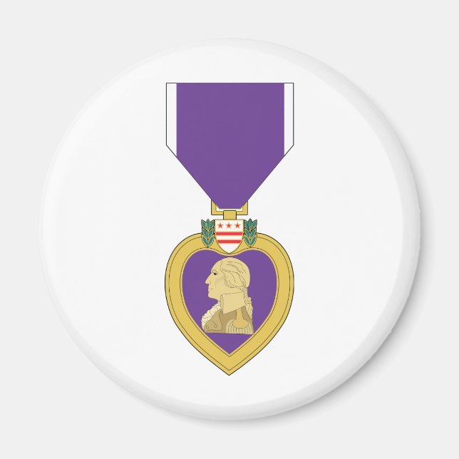 USA Purple Heart Medal Magnet (Front)