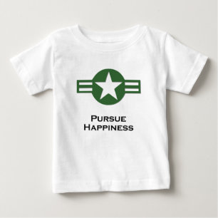 USA Pursue Happiness Green Baby T-Shirt