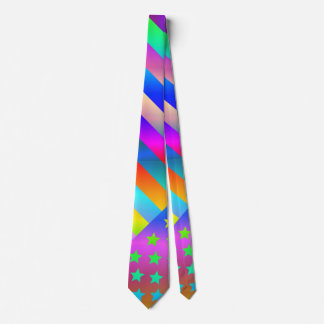 USA Rainbow Flag Neck Tie