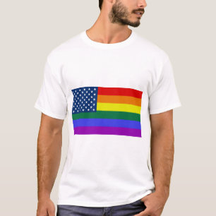 USA Rainbow Pride T-Shirt