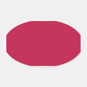 USA Red Oval Sticker