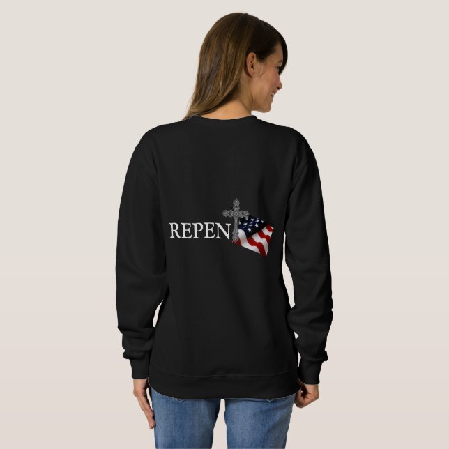 USA REPENT  SWEATSHIRT (Back Full)