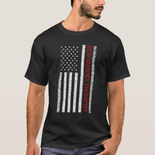 USA Respiratory Therapist American Flag 4Th Of Jul T-Shirt