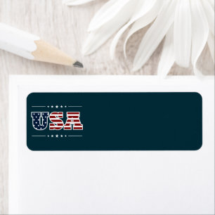 USA Return Address Label