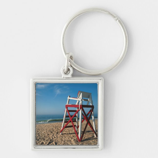 USA, Rhode Island, Charleston Beach, Beachfront Key Ring (Front)