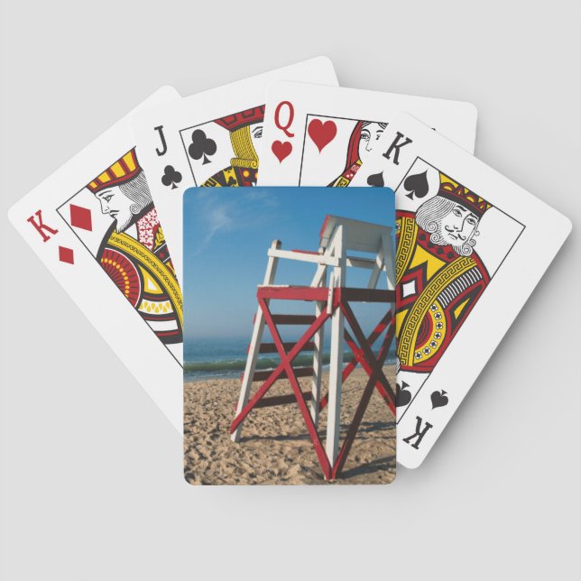 USA, Rhode Island, Charleston Beach, Beachfront Playing Cards (Back)