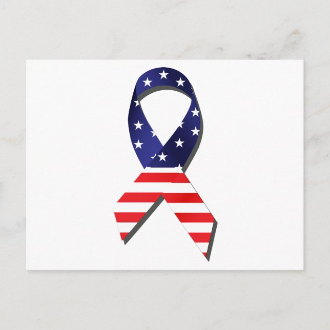 USA Ribbon Postcard (Front)